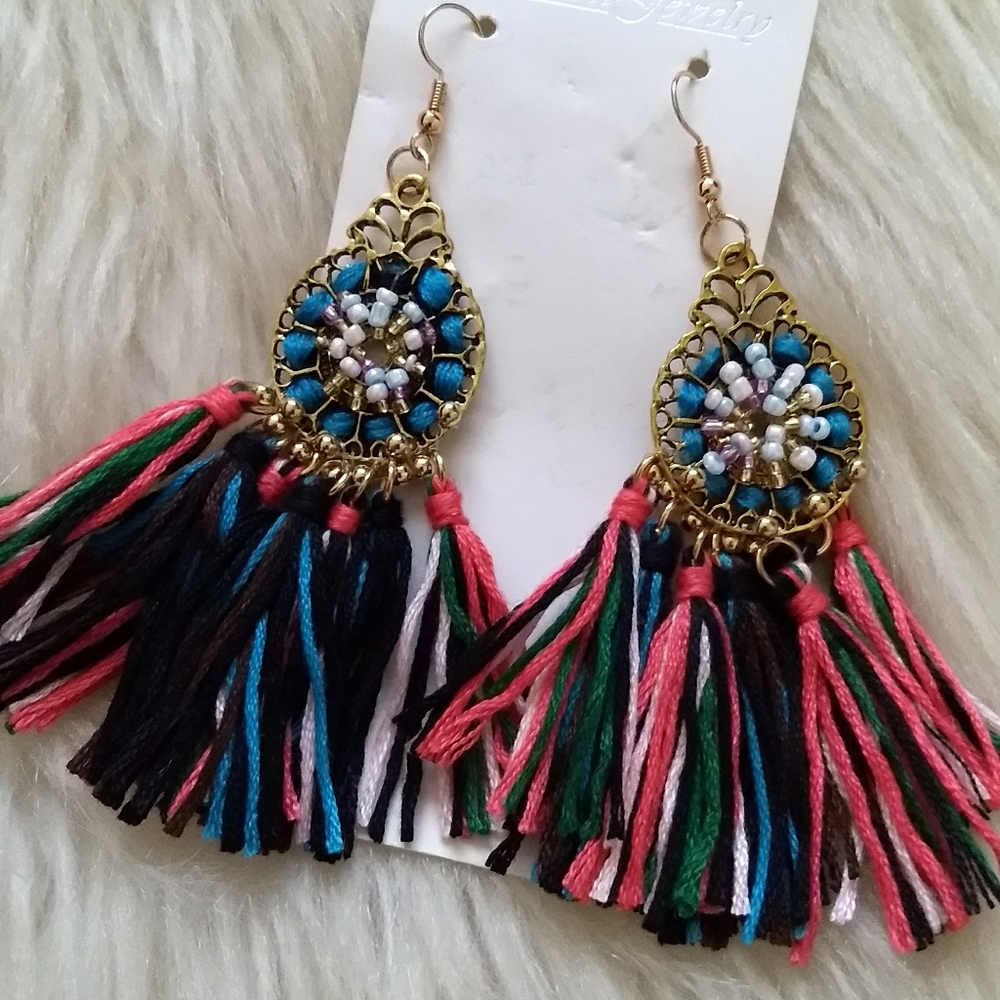 Fashion tassel earrings